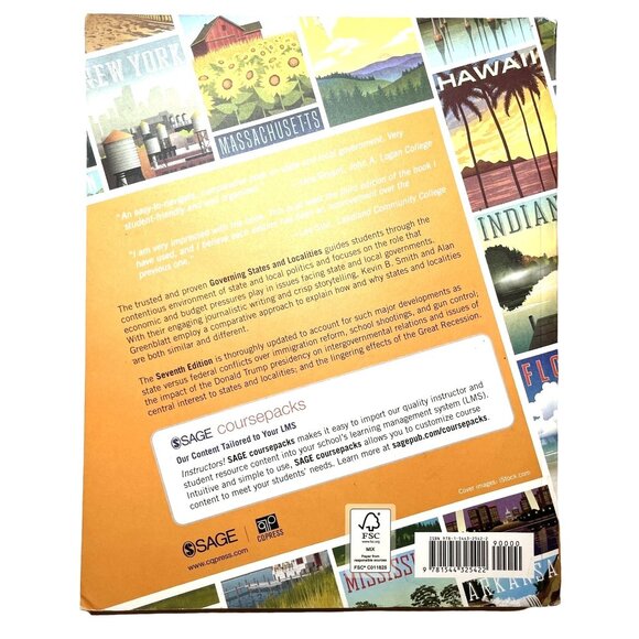 Governing States And Localities 7th Edition Book Kevin B. Smith Alan Greenblatt - Picture 2 of 15